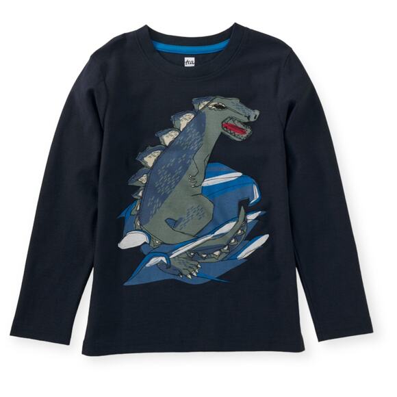 Tea Collection NWT Tsunami Monster Graphic Tee. Size 2t. - Picture 1 of 1